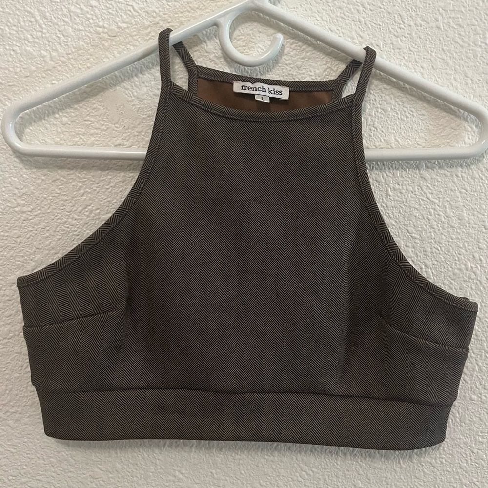 French kiss women's sports bra size large